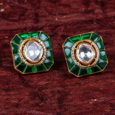 Alternative view of Manohar Silver Stud Earring