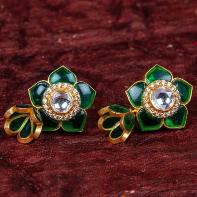 Champa Silver Earring - Image 4