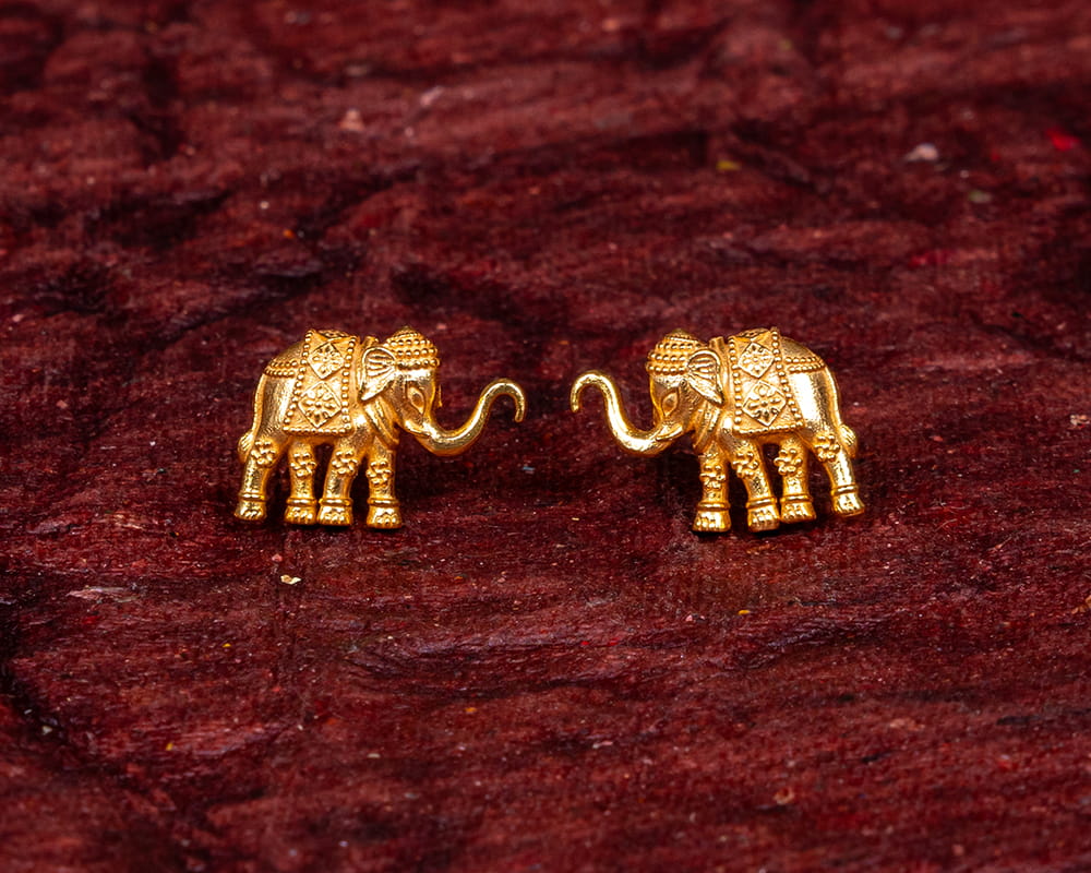 Minimalist Silver Stud Earring - Image 2