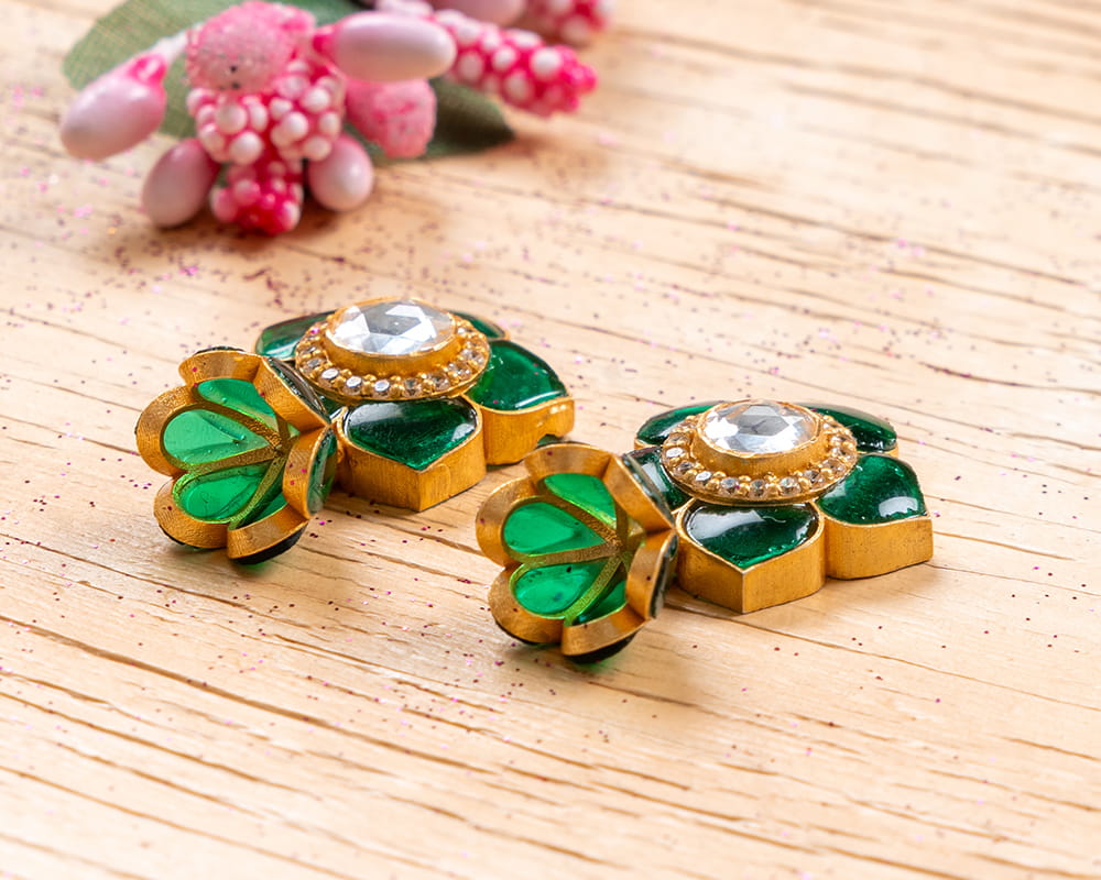 Champa Silver Earring