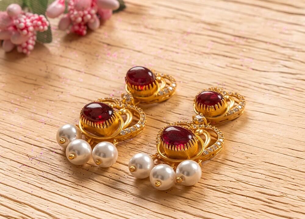 Manjula Sterling Silver Dangler
