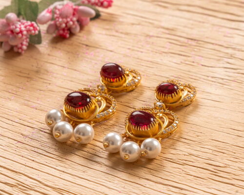 Manjula Sterling Silver Dangler