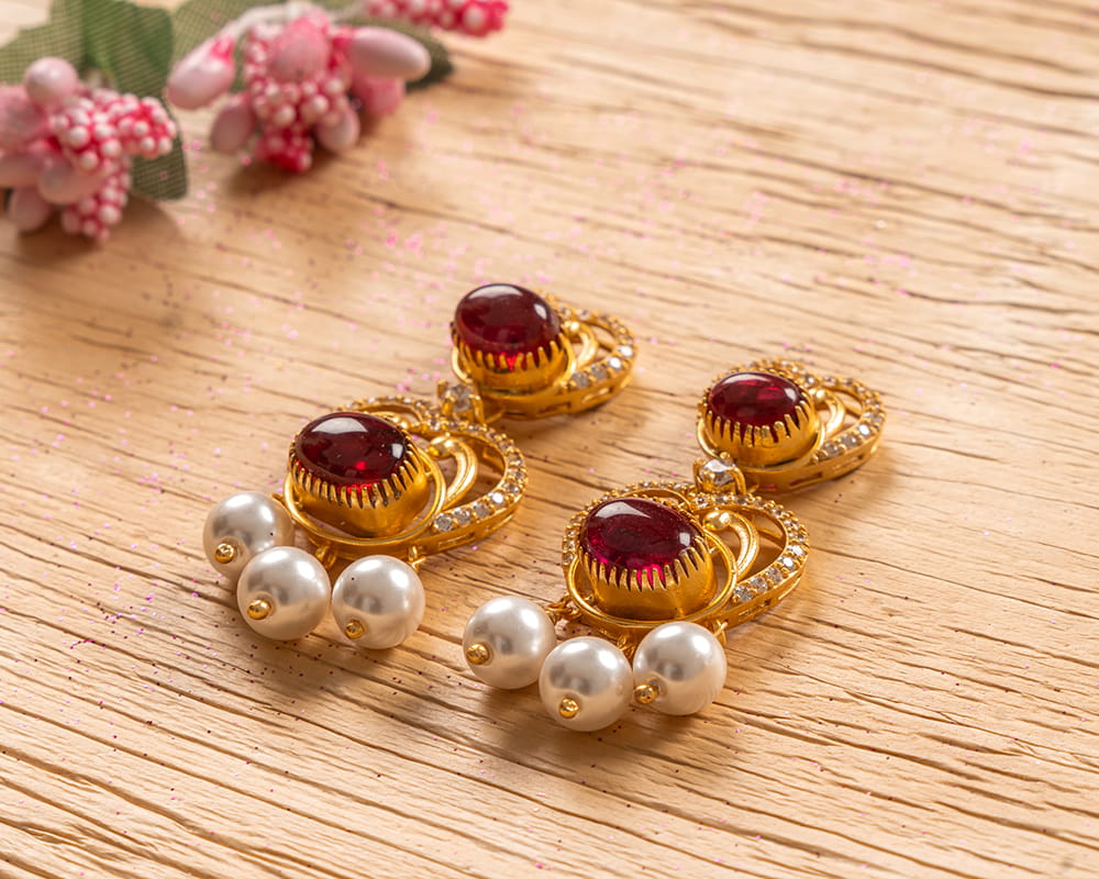 Manjula Sterling Silver Dangler