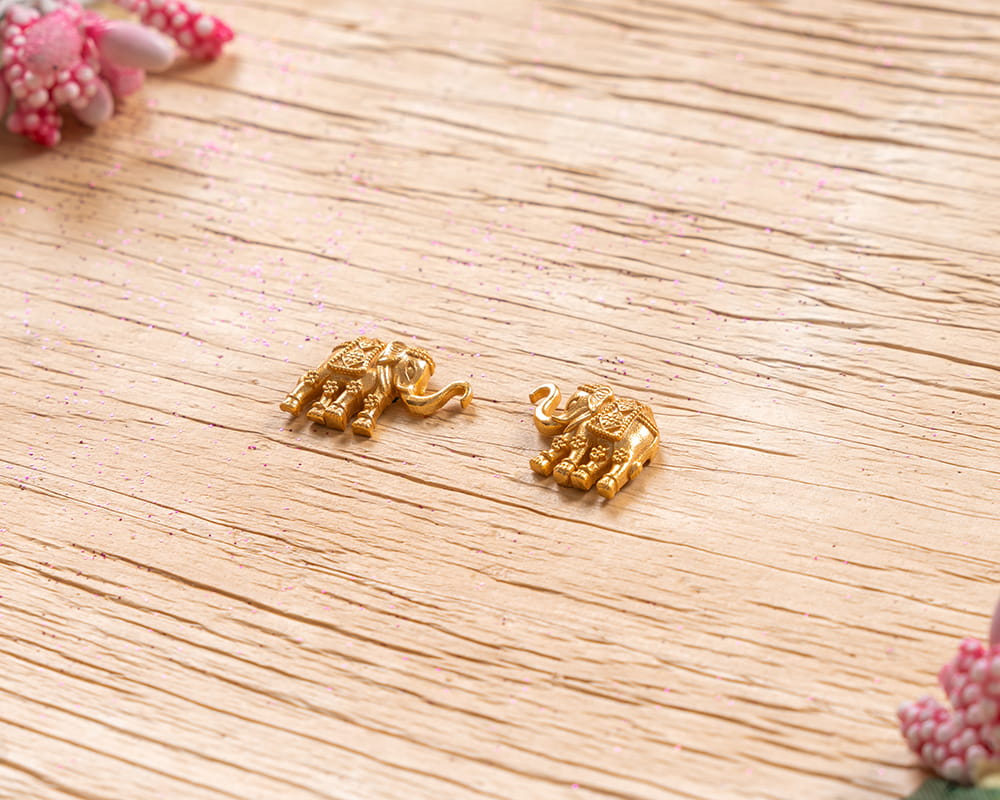 Minimalist Silver Stud Earring - Image 4