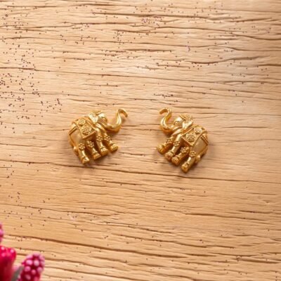 Minimalist Silver Stud Earring - Image 3