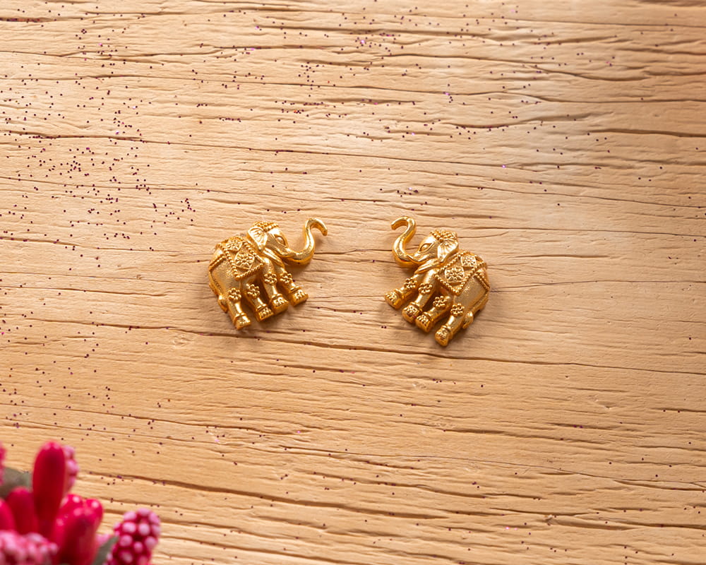 Minimalist Silver Stud Earring - Image 3