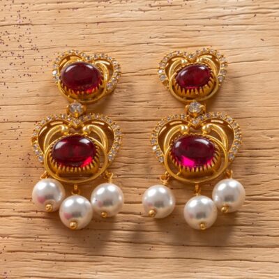 Manjula Sterling Silver Dangler - Image 4
