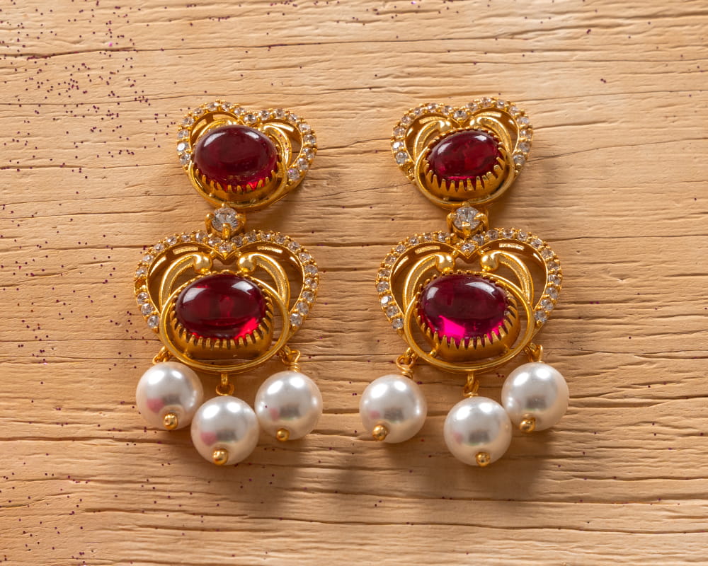 Manjula Sterling Silver Dangler - Image 4