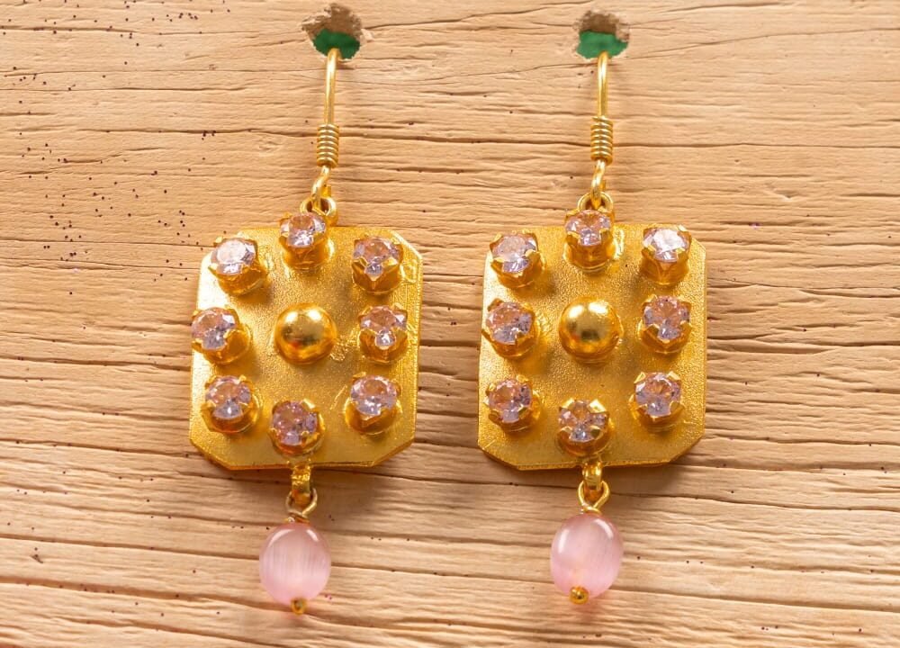 Vasudha Sterling Silver Earrings