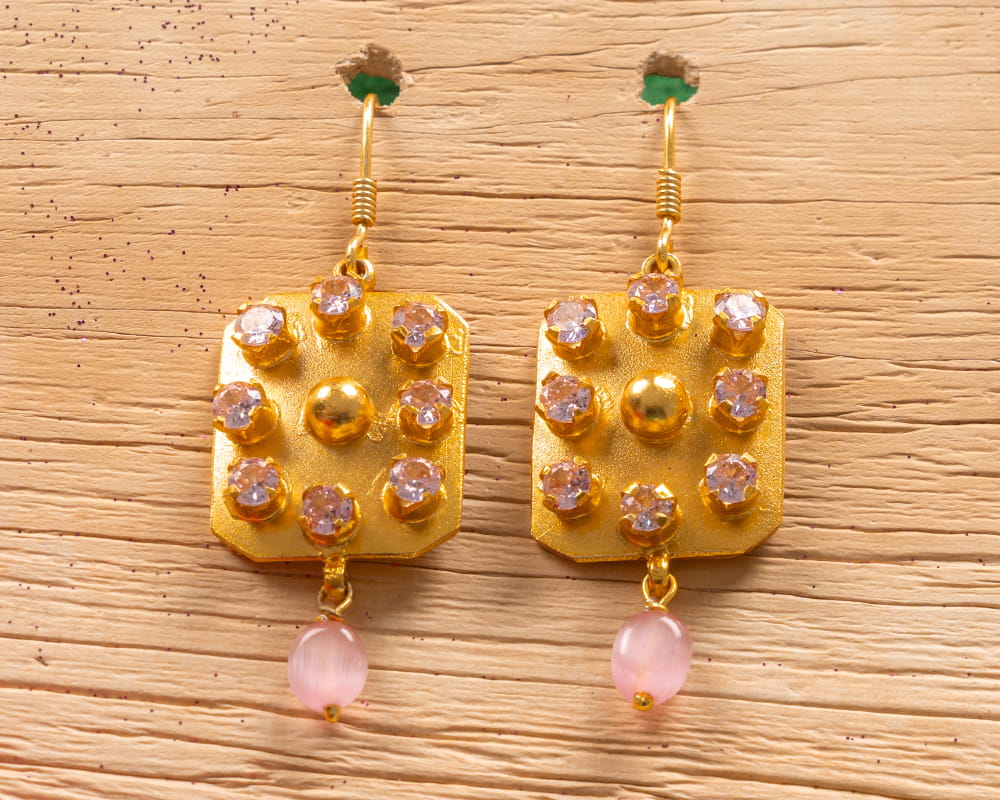 Vasudha Sterling Silver Earrings