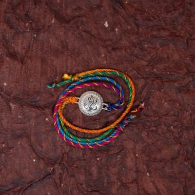 Alternative view of Ganesha Handmade Rakhi 925 Silver