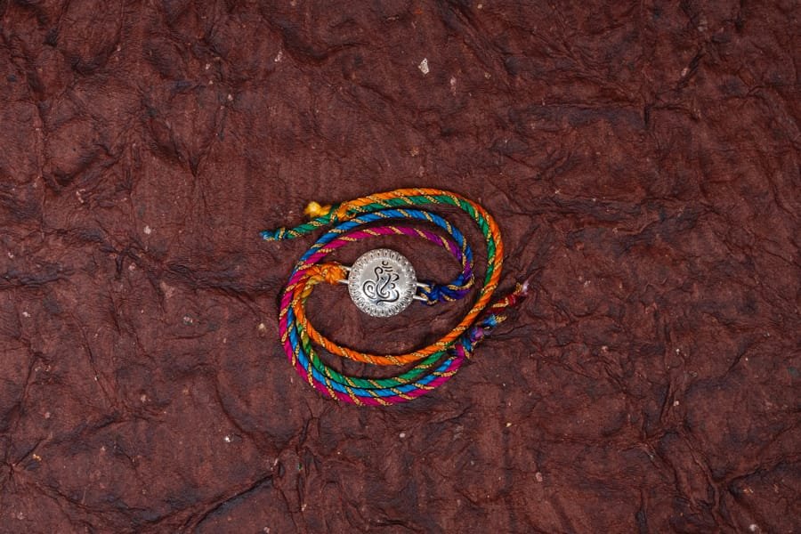 Ganesha Handmade Rakhi 925 Silver - Image 2