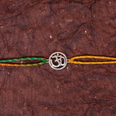 Alternative view of Sacred Om Rakhi 925 Silver