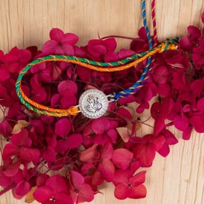 Ganesha Handmade Rakhi 925 Silver - Image 4