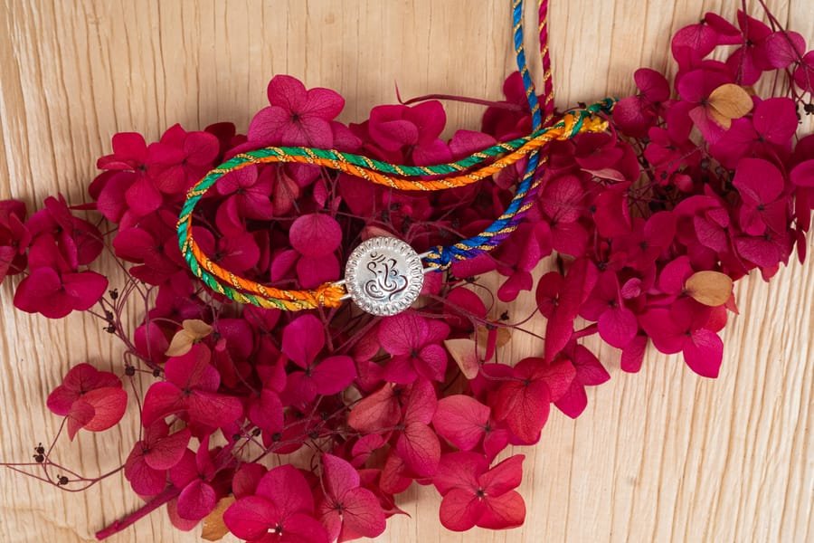 Ganesha Handmade Rakhi 925 Silver - Image 4