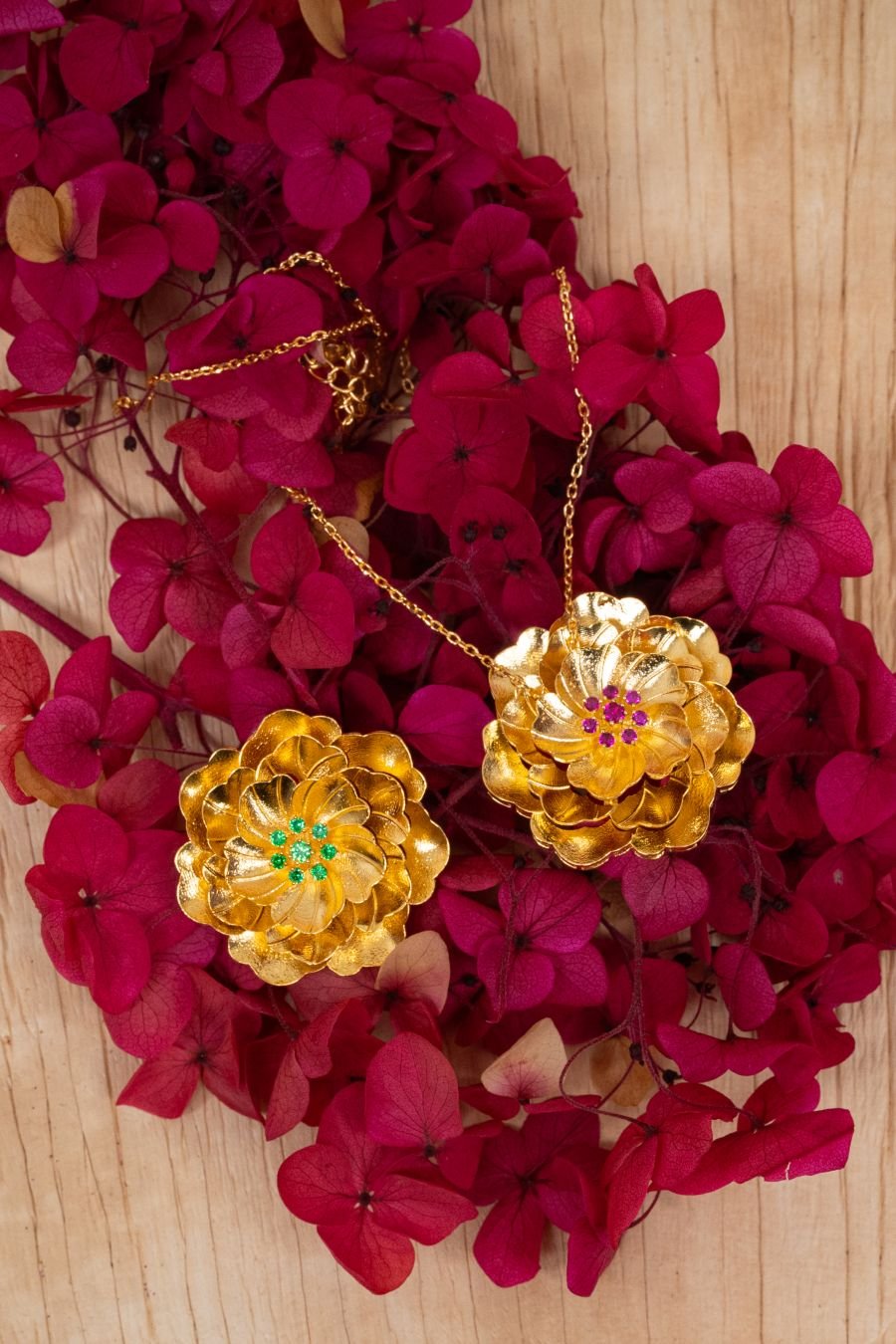 Blooming Flower Necklace 925 Silver