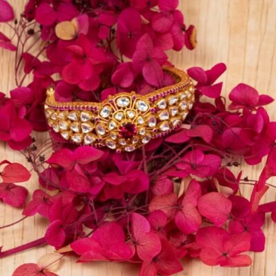 Padma Bracelet 925 Silver (Red)