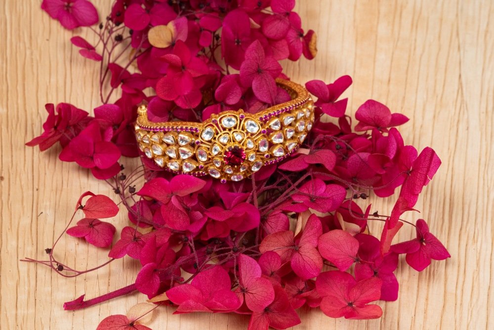 Padma Bracelet 925 Silver (Red)