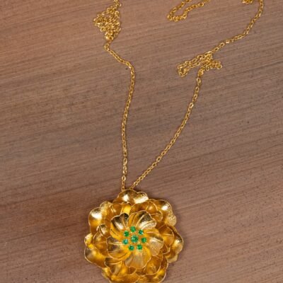 Blooming Flower Necklace 925 Silver - Image 4
