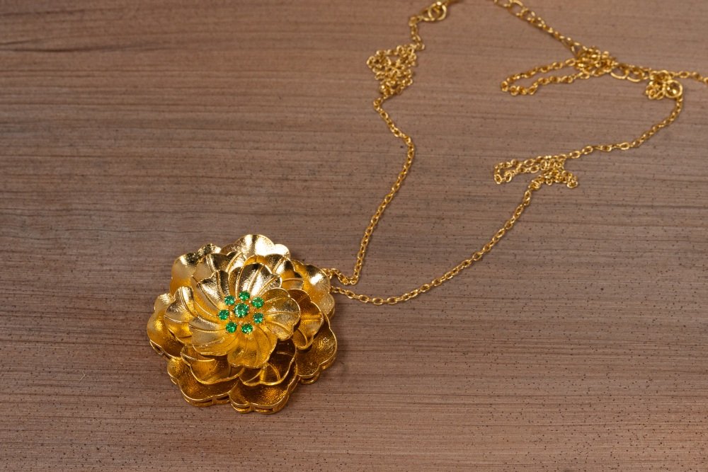 Blooming Flower Necklace 925 Silver - Image 2