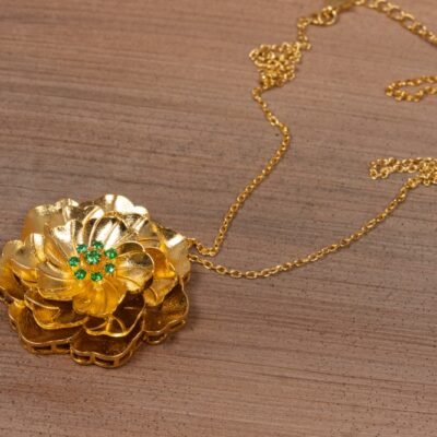 Blooming Flower Necklace 925 Silver - Image 3