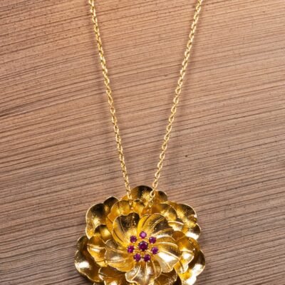 Blooming Flower Necklace 925 Silver - Image 5