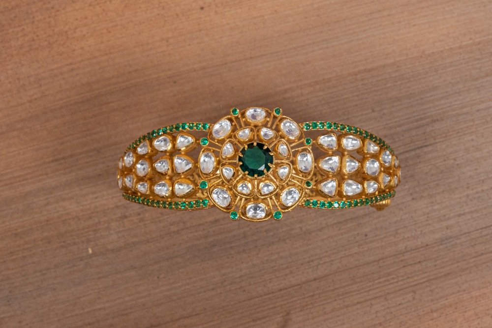 Padma Bracelet 925 Silver (Green) - Image 4