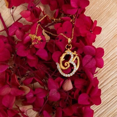 Om Necklace 925 Silver