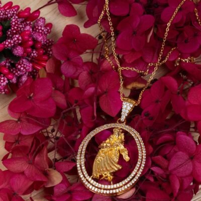 Radha Krishna Necklace 925 Silver