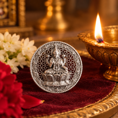 Unique 925 Silver Lakshmi Coin
